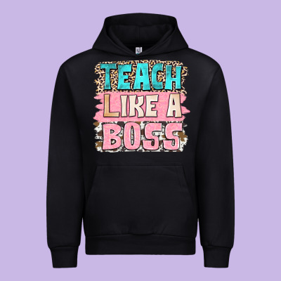 Teach Like A Boss Urban Hoodie Designed By Nancycooperartshop
