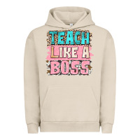 Pigment French Oak teach like a boss Urban Hoodie - NancyCooperArtShop