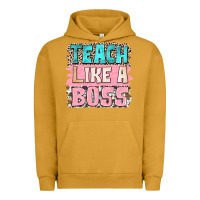 Pigment Peanut Butter teach like a boss Urban Hoodie - NancyCooperArtShop