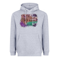 Heather Grey Leopard, Cowhide, Wood Pattern Frame Heavyweight Hoodie - Bettercallsaul