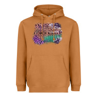 Meerkat Leopard, Cowhide, Wood Pattern Frame Heavyweight Hoodie - Bettercallsaul