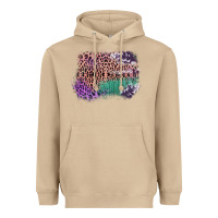 Mushroom Leopard, Cowhide, Wood Pattern Frame Heavyweight Hoodie - Bettercallsaul