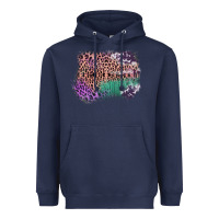 Navy Leopard, Cowhide, Wood Pattern Frame Heavyweight Hoodie - Bettercallsaul