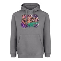 Storm Leopard, Cowhide, Wood Pattern Frame Heavyweight Hoodie - Bettercallsaul