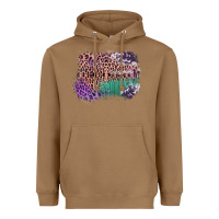 Leopard, Cowhide, Wood Pattern Frame Heavyweight Hoodie | Teevron