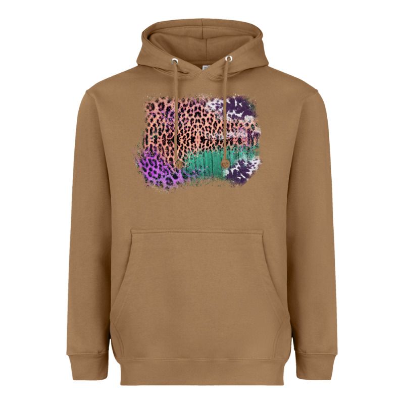 Leopard, Cowhide, Wood Pattern Frame Heavyweight Hoodie by Bettercallsaul | Teevron