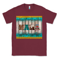 Burgundy western turquoise mama Classic Tee - BarkalooDesign