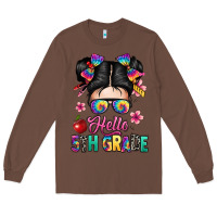 Chestnut hello fifth grade Long Sleeve Tee - texasbilliewilder