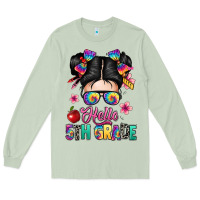 Matcha hello fifth grade Long Sleeve Tee - texasbilliewilder