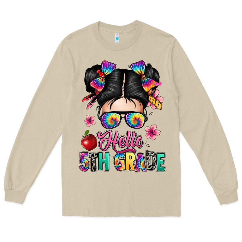 Hello Fifth Grade Long Sleeve Tee by texasbilliewilder | Teevron