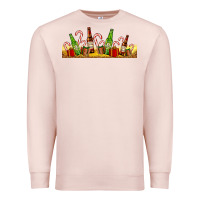 Pale Pink beer bottles for christmas Premium Sweatshirt - AdoDesignShop