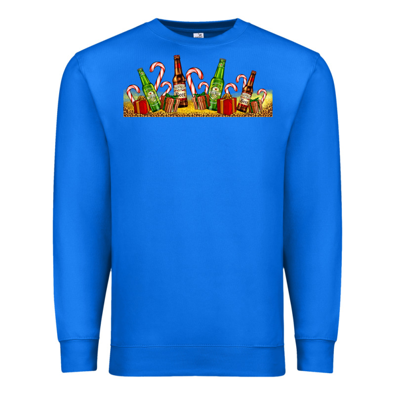Beer Bottles For Christmas Premium Sweatshirt by AdoDesignShop | Teevron