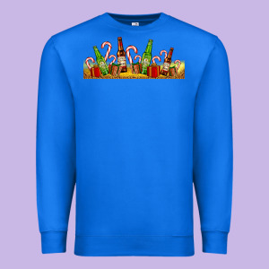 Beer Bottles For Christmas Premium Sweatshirt Designed By Adodesignshop
