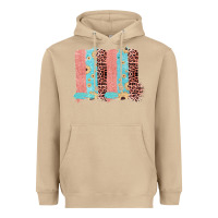 Mushroom Sunflower Leopard Jute Pattern Brushstrokes Heavyweight Hoodie - Bettercallsaul
