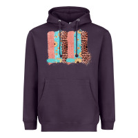 Plum Sunflower Leopard Jute Pattern Brushstrokes Heavyweight Hoodie - Bettercallsaul