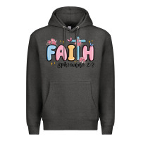 Charcoal Heather faith ephesians 2 8 Premium Hoodie - MaliasSmallBusiness