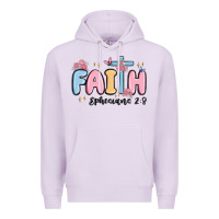 Lilac faith ephesians 2 8 Premium Hoodie - MaliasSmallBusiness
