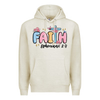 Oatmeal Heather faith ephesians 2 8 Premium Hoodie - MaliasSmallBusiness