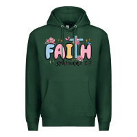 Sports Green faith ephesians 2 8 Premium Hoodie - MaliasSmallBusiness