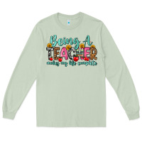 Matcha being a teacher makes my life complete Long Sleeve Tee - Zillion Design Studio