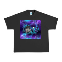 Pigment Black for the love of the wolves Urban Heavy Tee - RanaPortraitStore