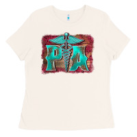 Bone physician medical symbol assistant nurse background Ladies Tee - BarkalooDesign