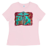 Physician Medical Symbol Assistant Nurse Background Ladies Tee | Teevron