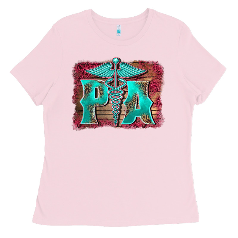 Physician Medical Symbol Assistant Nurse Background Ladies Tee by BarkalooDesign | Teevron