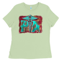 Matcha physician medical symbol assistant nurse background Ladies Tee - BarkalooDesign