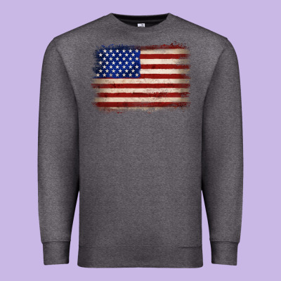 American Flag Premium Sweatshirt Designed By Jahusdesignshop