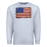 Heather Grey American flag Premium Sweatshirt - JahusDesignShop