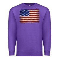 Purple American flag Premium Sweatshirt - JahusDesignShop