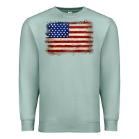 Seafoam American flag Premium Sweatshirt - JahusDesignShop