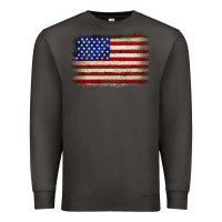 Smoke American flag Premium Sweatshirt - JahusDesignShop