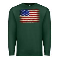 Sports Green American flag Premium Sweatshirt - JahusDesignShop