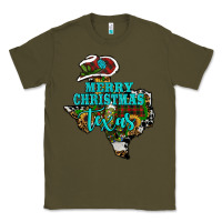 Army Green merry christmas texas Classic Tee - RanaPortraitStore