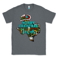 Charcoal Heather merry christmas texas Classic Tee - RanaPortraitStore