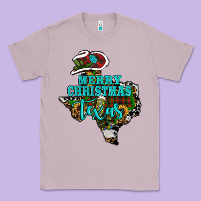 Merry Christmas Texas Classic Tee Designed By Ranaportraitstore