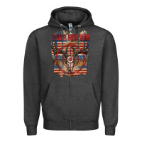 Deer Hunter 4th Of July Zipper Hoodie | Teevron