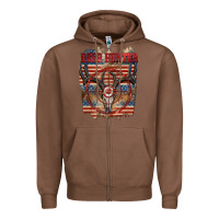 Chestnut Deer hunter 4th of july Zipper Hoodie - CowGirlArtShop