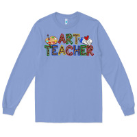 Colony Blue art teacher Long Sleeve Tee - Zillion Design Studio