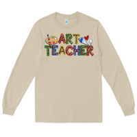 Mushroom art teacher Long Sleeve Tee - Zillion Design Studio