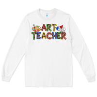 White art teacher Long Sleeve Tee - Zillion Design Studio