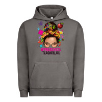 Pigment Tornado preschool teacher life  messy bun Urban Hoodie - NancyCooperArtShop