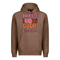 Chestnut happy looks good on you Premium Hoodie - MaliasSmallBusiness