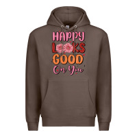 Coffee happy looks good on you Premium Hoodie - MaliasSmallBusiness