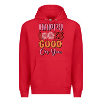 Red happy looks good on you Premium Hoodie - MaliasSmallBusiness