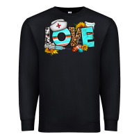 Black love nurse western Premium Sweatshirt - BundleAndBundleShop