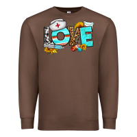 Chestnut love nurse western Premium Sweatshirt - BundleAndBundleShop