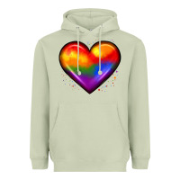 Matcha pride heart Heavyweight Hoodie - JahusDesignShop